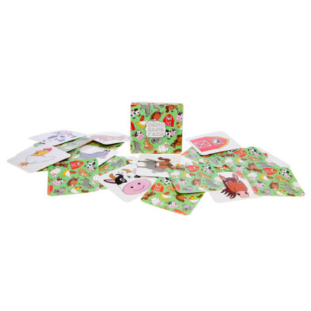 Mini memo game farm, 28cards, 5x5cm