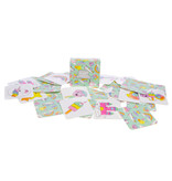 Mini memo game unicorn, 28cards, 5x5cm