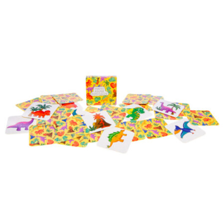 Mini memo game dino, 28cards, 5x5cm