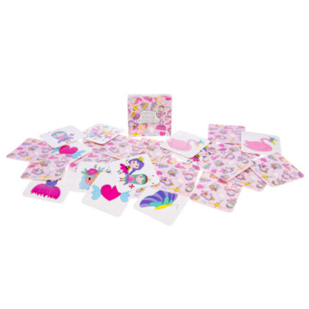 Mini memo game princess, 28cards, 5x5cm