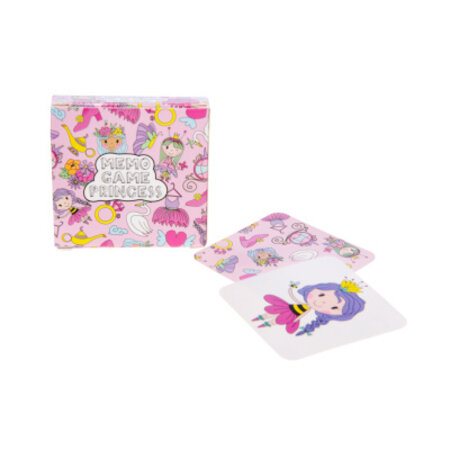 Mini-Memospiel Prinzessin, 28 Karten, 5x5cm