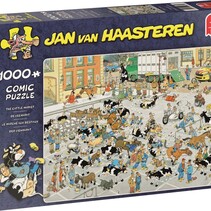 Jan van Haasteren puzzle -  The Cattle Market 1000 pieces