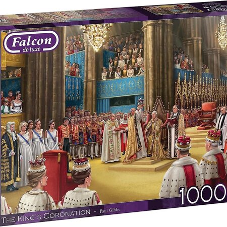 Falcon puzzel de Kroning van de koning 1000 stukjes