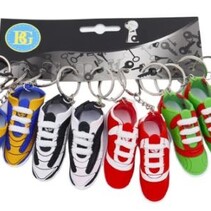 Schlüsselanhänger 7cm Fußballschuh 6 sortiert