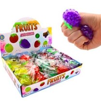 Obst 7cm Anti-Stress-Bälle 5-fach sortiert