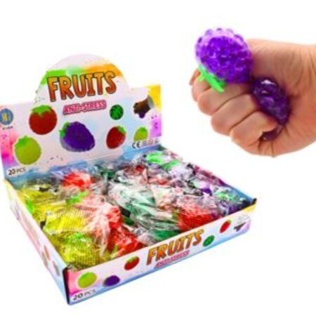 Obst 7cm Anti-Stress-Bälle 5-fach sortiert