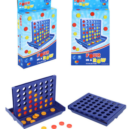 Vier in einer Reihe 13x9,5cm