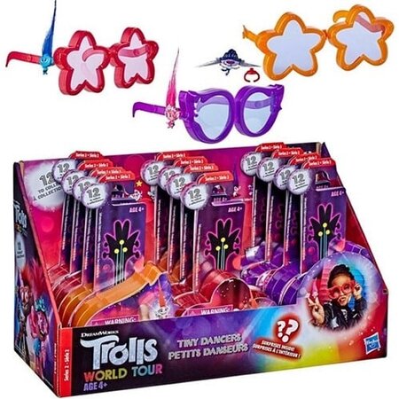 Trolls 7x8,5cm Tiny Dancers Brille sortiert.