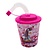3D drinking cup with lid and straw - Unicorn