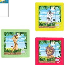 Sliding puzzle 8cm Animals