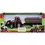 Tractor Rood + trailer 52cm