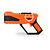 Bubble gun orange 18x7x29cm