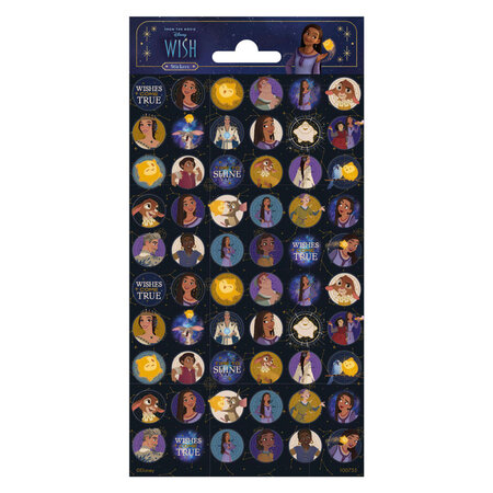 Funny Products Stickerbogen Disney Wish mini