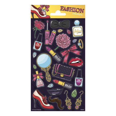 Funny Products stickersheet Fashion 20x10cm