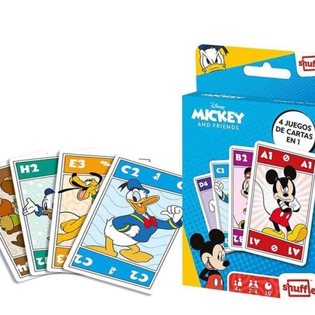 Kartenspiel - Mickey & Friends Shuffle Fun 4in1