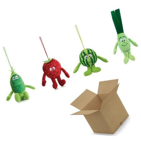 Plush Assortment Box Vegetables and Fruit 15cm