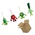 Pluche Assortimentsdoos Groente en Fruit 15cm