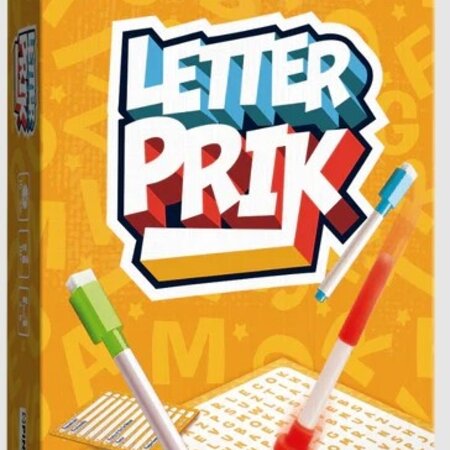 Letter Prick Board Game 22.5x17x5cm
