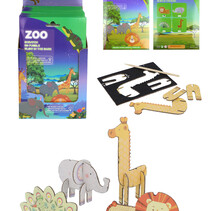 Zoo Magic Colour Scratch Art Set 4