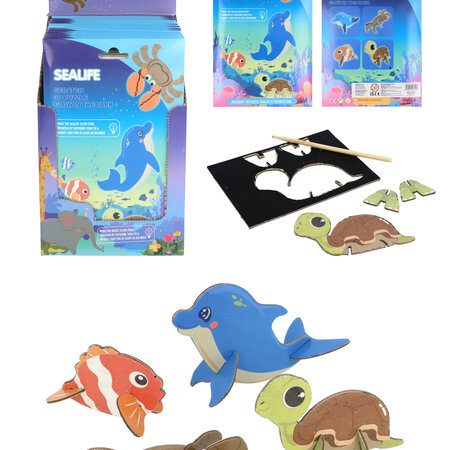 Magic Colour Scratch Öko-Set Sealife 13x20cm