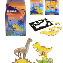 Dino Magic Colour Scratch Art Set 4
