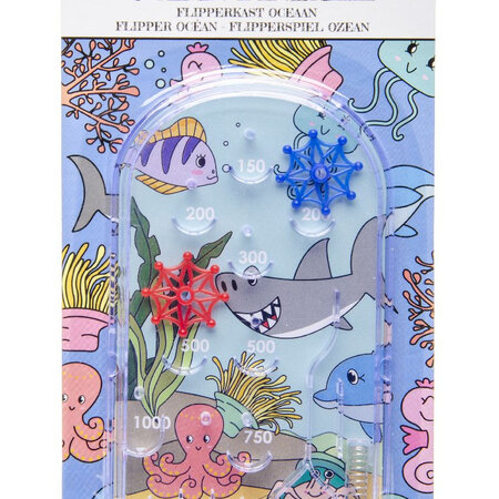 Flipperspel zeedieren 10x19cm
