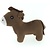 Pluche veulen 12cm