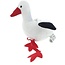 Pluche ooievaar 12cm
