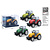 Die Cast Tractor 10x4x6cm assorted colors stackable