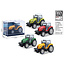 Druckguss-Traktor 10x4x6cm verschiedene Farben stapelbar