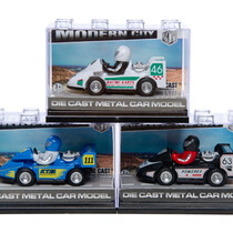 Die Cast Kart 10x4x6cm verschiedene Farben stapelbar