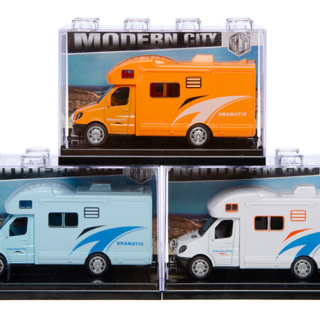 48 / 5.000 Die Cast Camper 10x4x5cm verschiedene Farben stapelbar