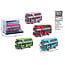 Die Cast Dubbel Dekker 10x4x6cm ass. kleuren stapelbaar