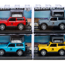Die Cast Safari Auto 10x4x4cm verschiedene Farben stapelbar
