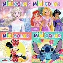 Walt Disney mini color 4 assorti, 10x10cm