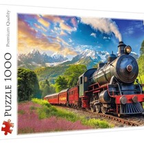 Puzzel 1.000 stuks -Trein landschap
