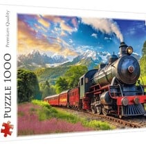 Puzzel 1.000 stuks -Trein landschap