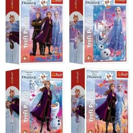 Mini Puzzle 54pcs.- Disney Frozen 9x6,5x4cm