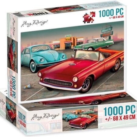 Puzzle 1,000 pieces Amy Design - Vintage Cars