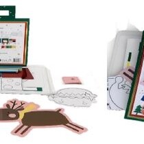 Kerst Knutselkoffer met accessoires 28x20x2cm