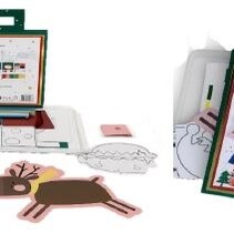 Kerst Knutselkoffer met accessoires 28x20x2cm