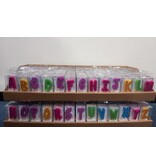 Alphabet Candles incl display 390pcs