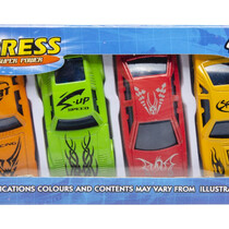 4 Cars in box 15x8x2cm