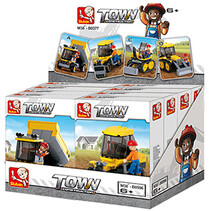 Sluban 4ass. Konstruktion 20x14cm im Display