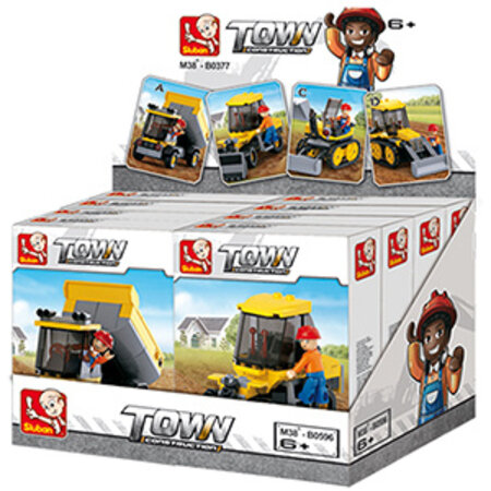 Sluban 4ass. Konstruktion 20x14cm im Display