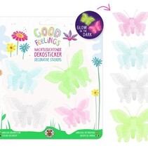 Good Feelings deco stickers Vlinders Glow 20x18cm