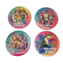 Melamine borden wilde dieren 25cm, 4 assorti