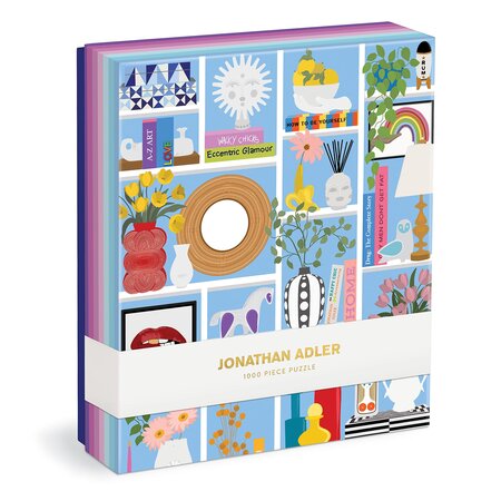 Galison Puzzle 1000 Teile - Jonathan Adler Shelfie