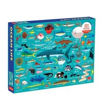 Galison puzzle 1000 pieces - Ocean life