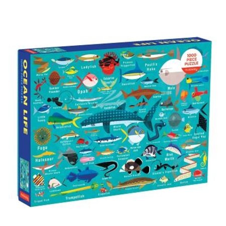 Galison puzzle 1000 pieces - Ocean life